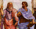 Conference homepage detail - Plato and Aristotle, from Raphael's 'School of Athens'